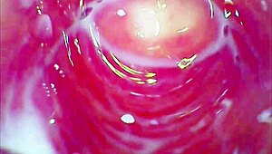 Glass Roller Coaster Dildo Deep Inside Tight Juicy Pussy