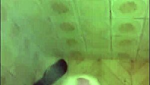 Skinny Brazilian showers with huge cock cumshot compilation