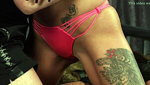 chantelle fox slurps stallion cipriani's throbbing cock in romantic close-up lickfest