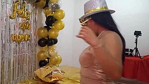 i hosted this new years party in my elegant whore dress... my beautiful vagina got so wet