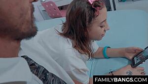 Giant chest darling cuddles stressed stepfather marilyn mansion tommy gunn early morning