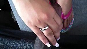 jessica's steamy footjob handjob ends in flip flops cumshot 🔥💦👣