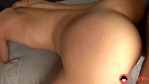 Megumi Shino tiny tits japanese babe spits rides cock threesome uncensored jav hardcore