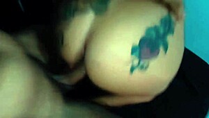 brazilian bbw twerk on lap drives him crazy