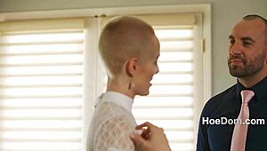 Blonde Cheats in Office with Rough Cock Pounding