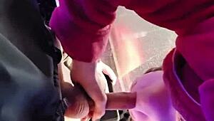 oh god, this cocksucking milf drops knees for hard pounding till juicy creampie finish