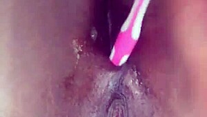 shove that brush up my tight ass feels so damn good