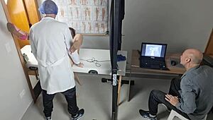 Gyno Doc Fucks Cuckold's Wife During Secret Ultrasound Exam