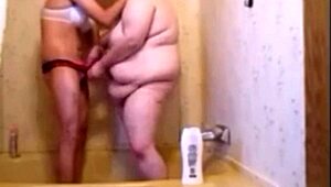 Sissy Shower Fucks Wife Deepthroat To Anal Creampie Finish