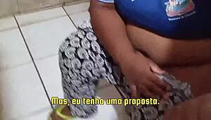 My heart raced as professor devoured my bbw evangelical pussy in school bathroom