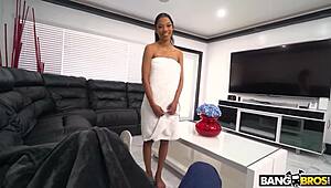 eden west catches stepdad peeping in shower with big boner