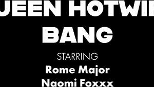 Naomi Foxx Twat Licked Deepthroated Then Fucked Cowgirl by Rome Major's Big Black Cock