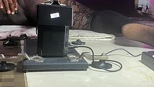 Hey slut milf this pussy machine fucks your squirting whore hole nonstop!