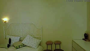 pregnant brunette babe moans rubbing big belly solo toy play just for you