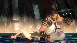 momiji's nude body takes brutal tag team wrestling punishment