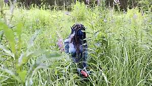 Avatar Monika Fox big prolapse dildo anal pussy fuck squirt nature