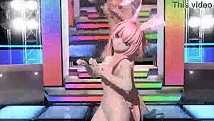 yo check megurine luka full nude bunny costume in love project diva mod