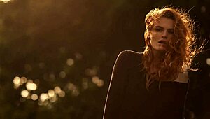 Czech Teen Glamor Poses with Big Natural Tits Outdoors