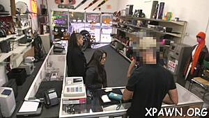 shop slut couple screws rough tight cunt nasty hardcore pussy pounding