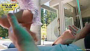 cum to the cookout and clap ameena green's juicy cheeks hard