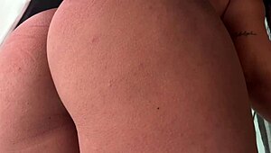 kalena mitrak soaks up sticky fun teasing her big clit in homemade frenzy