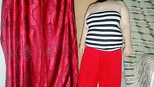 Muslim BBW's Huge Ass Takes Rough Anal from Office Attendant Doggy Style