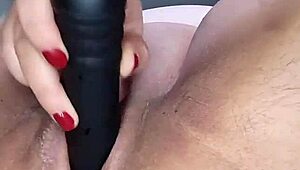 picture this bbw grace sneaking a fat pussy dildo ride in her home office