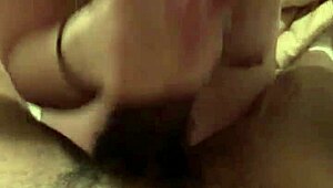 big ass babe delivers messy sloppy blowjob tease in steamy pov