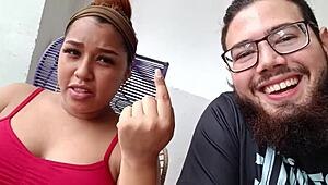 pregnant colombian brunette craves fuck with best friend