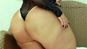 imagine that nerdy brunette milf's perky ass bouncing on your monster cock after oily massage