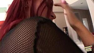 misty's mouth pussy and ass take guy's cum load 💦🍑😈