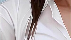 ai generated young japanese schoolgirls squirt from clit play in uniforms