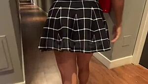 Casada Sneaks Bar Fuck While Cuck Watches Then BDSM Tied Squirt Ass Creampie Face Full!