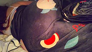 i sneak into my stepdaughter's bedroom watching her sleep then pump morning creampie deep inside