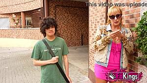 fat cougar victoria vera rides young cock deep in quickie doggystyle