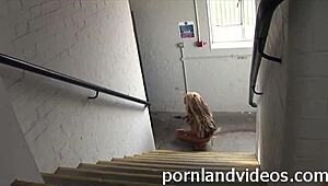 Whoa 🔥 busty blonde teen Hanna gets monster cock anal pounding 😍