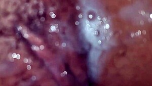 Husband Tastes Wife's Massive Cum Shower