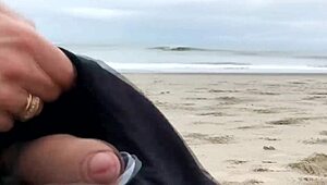 Fat Cock Pounds Milf's Ass Awakening Her on Sunny Beach