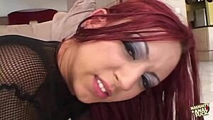 misty's mouth pussy and ass take guy's cum load 💦🍑😈