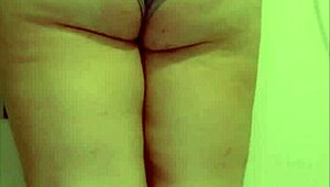 bbw milf chubby hairy pussy pees ultimate fetish in toilet panties down