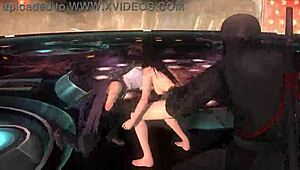 momiji's nude body takes brutal tag team wrestling punishment