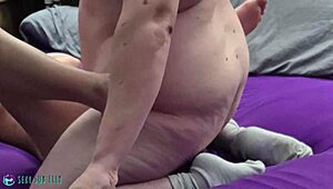 18yo native american teen slut gags chokes on daddy's cock dildo