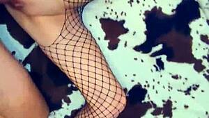 Pov Wife's Stockings Ass Spread Wide for Rough Anal Penetration