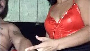 a brazilian cutie with big ass spreads for quick doggy cumshot