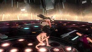 momiji's nude body takes brutal tag team wrestling punishment