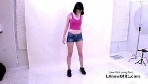 Ravishing Brunette Goddess Fucked Hard in Modeling Audition