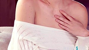 skye blue the sexy playboy model flaunts big natural tits and pierced nipples