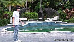 busty teen josie tucker rides big cock in doggystyle creampie