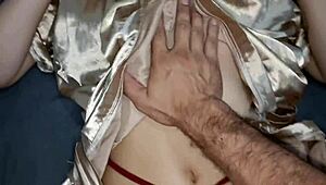 convinced this skinny 18-year-old latina to suck big cock all night long