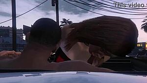 Franklin, ever tried banging a hot hooker in your car during this GTA sex game?